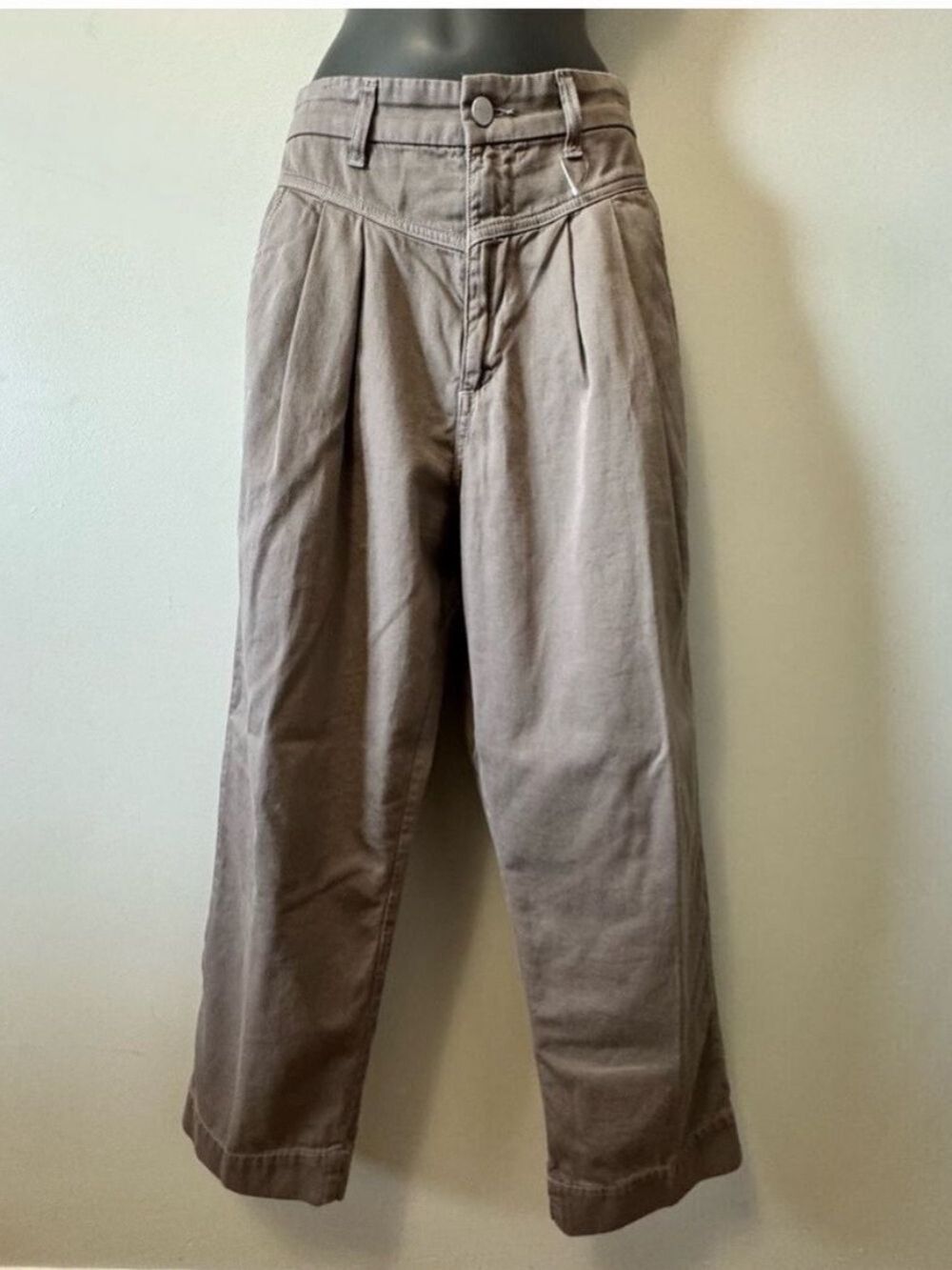 Sundry Comfort Tan Brown Ankle Cropped Pants Size 29